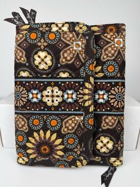 Vera Bradley Canyon Jewelry Folio Travel Organizer Quilted Floral Print Retired